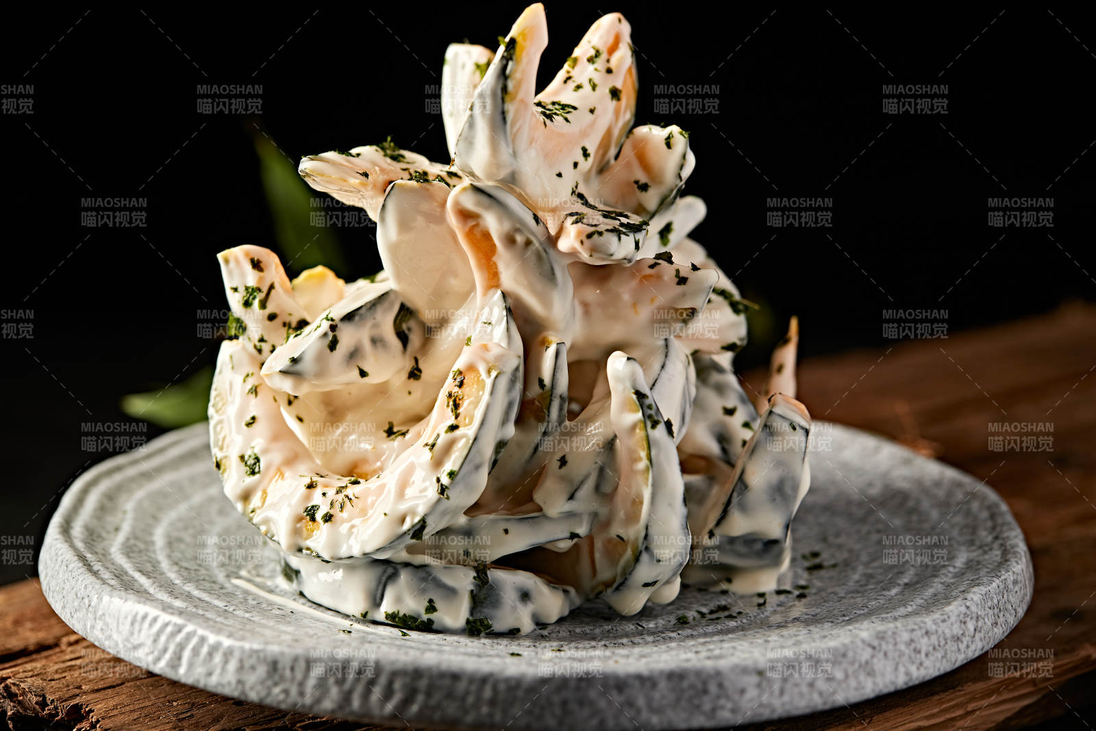 海苔凯撒酱拌油炸小南瓜图片