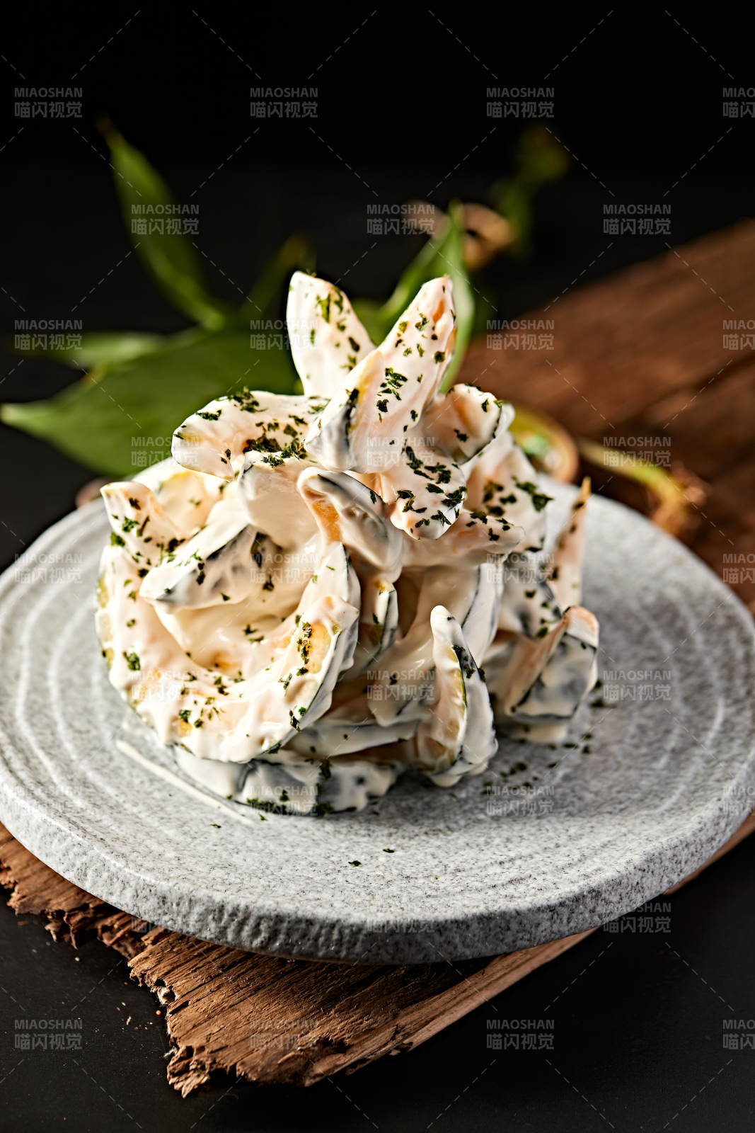 海苔凯撒酱拌油炸小南瓜图片