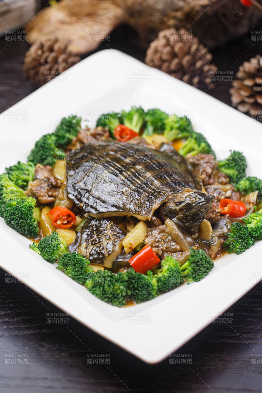 清蒸手撕小鳖图片