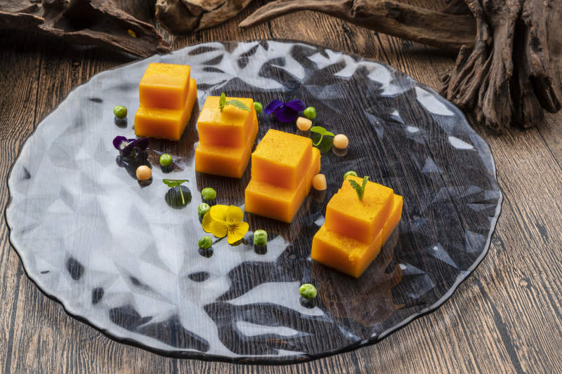 甜品芒果泥豆腐图片