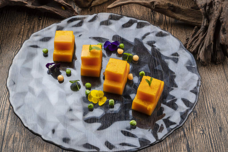 甜品芒果泥豆腐图片