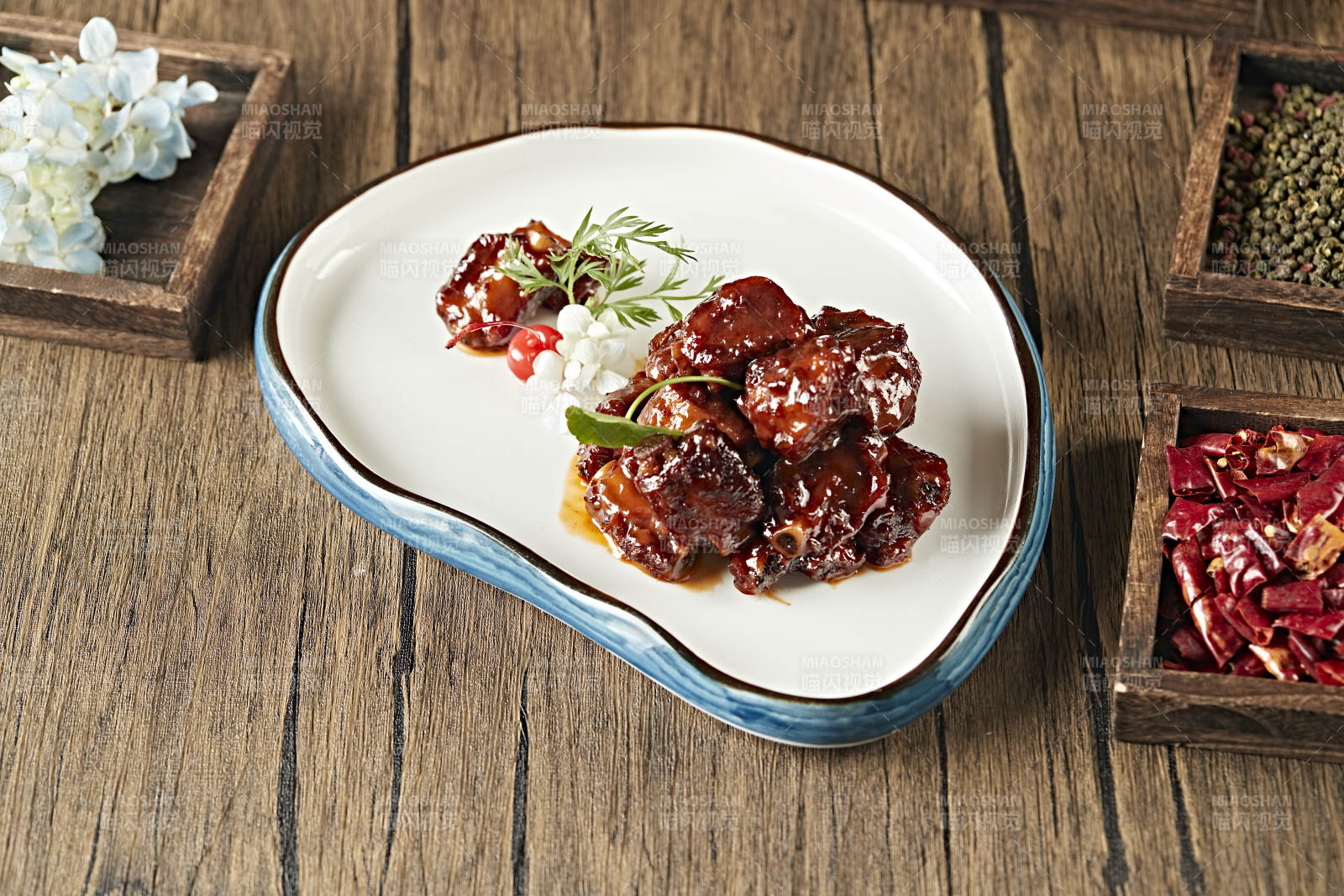 红烧蜜香糖醋猪排骨图片