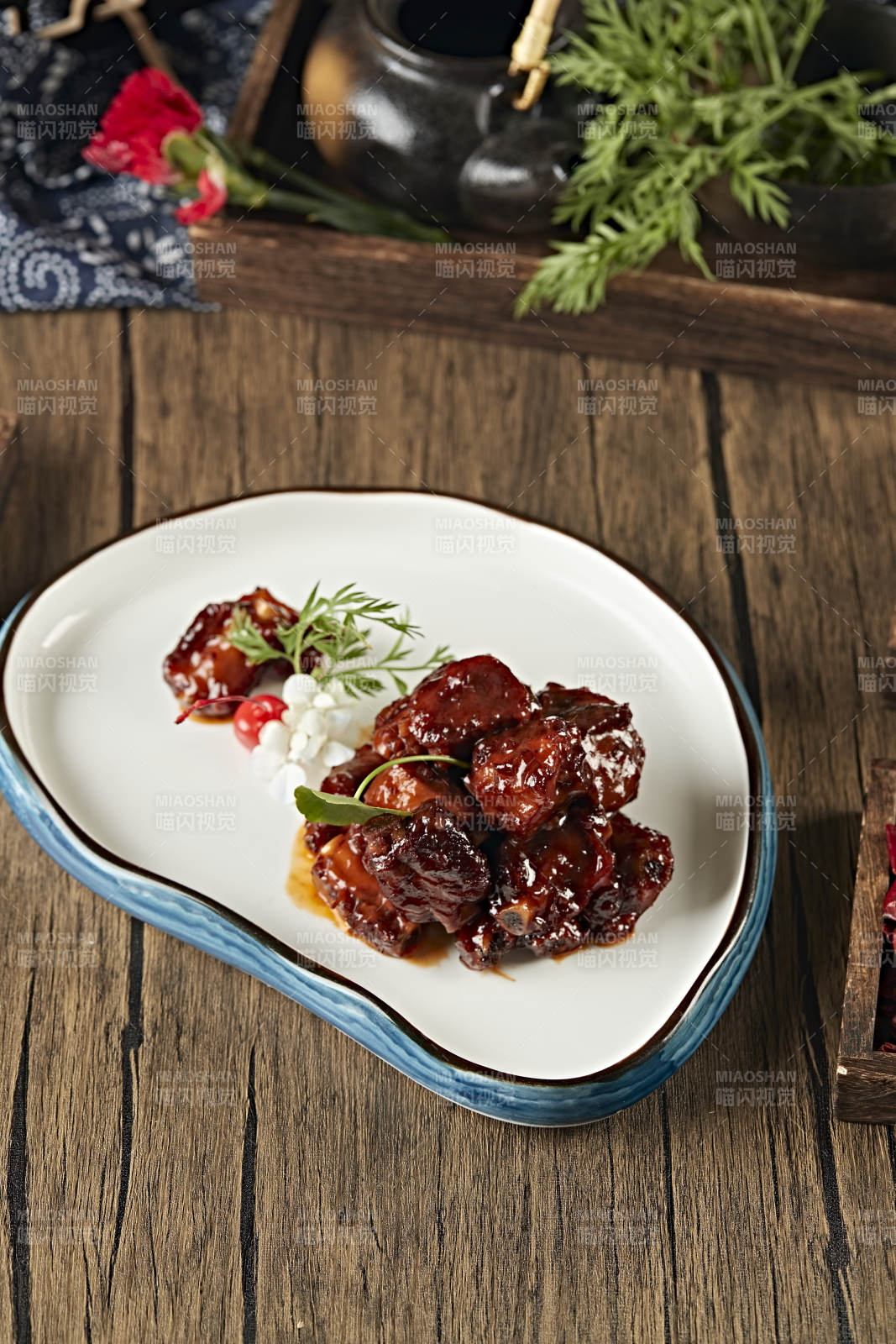 红烧蜜香糖醋猪排骨图片