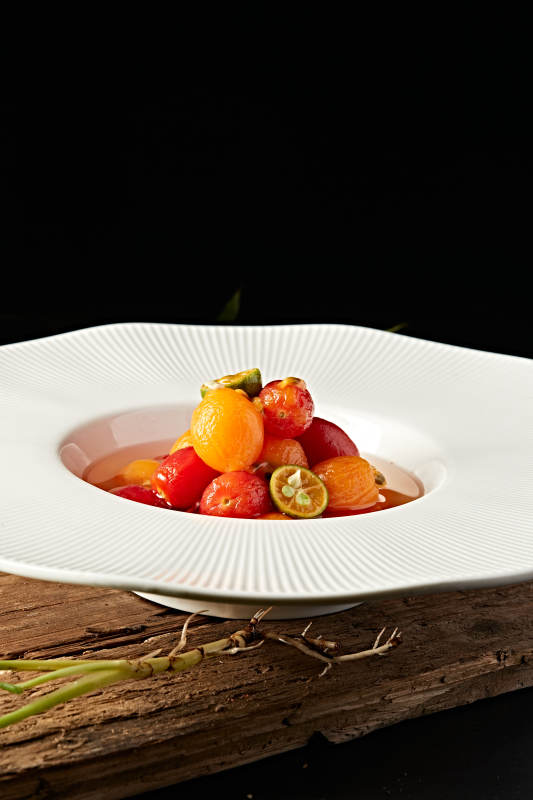 百香果金桔腌糖水圣女果图片