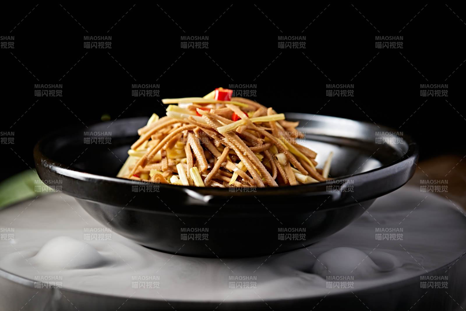 砂锅米椒韭黄黑豆腐丝图片