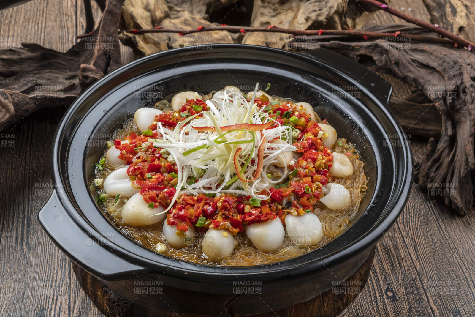 粉丝墨鱼煲图片