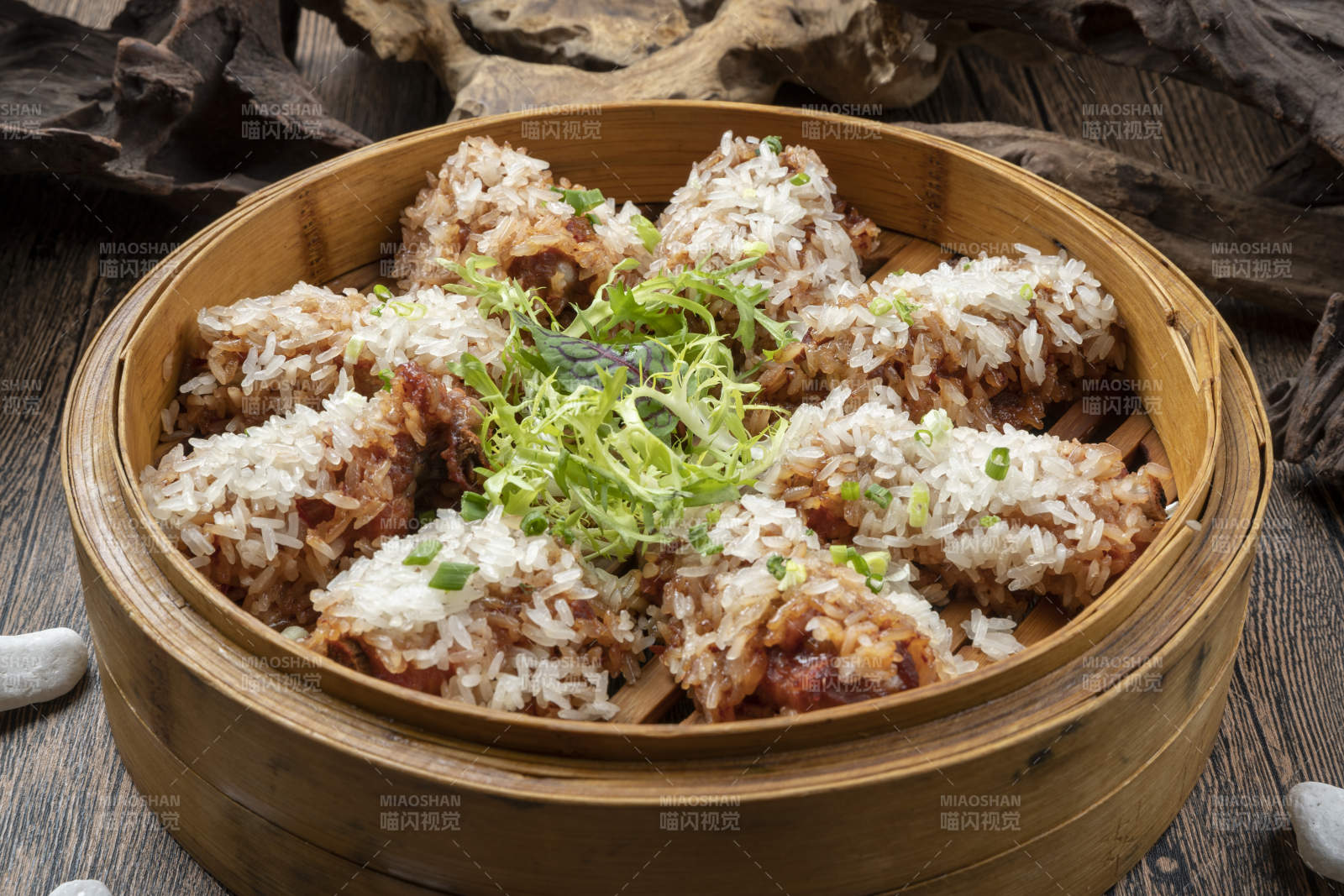 糯米糯粉蒸排骨图片