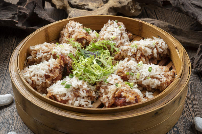 糯米糯粉蒸排骨图片