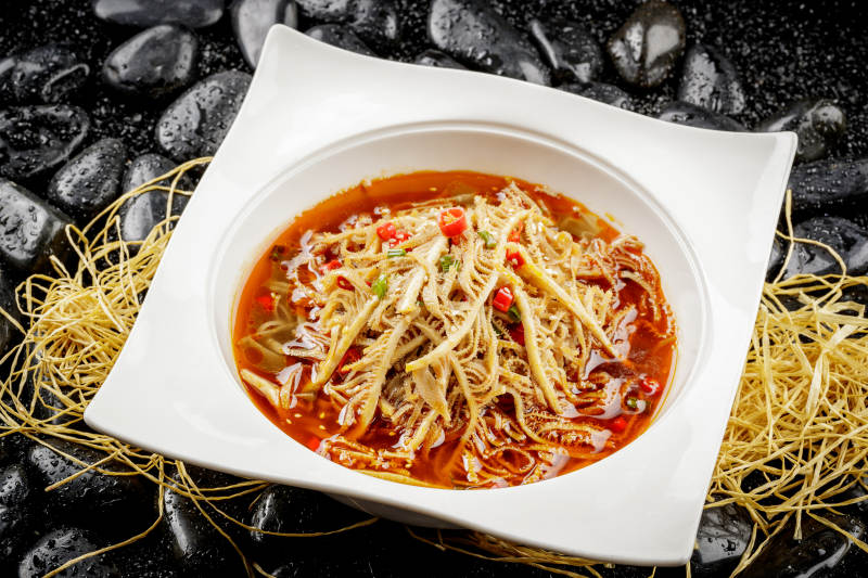 红油椒麻肚丝图片