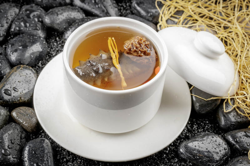 羊肚菌炖辽参图片