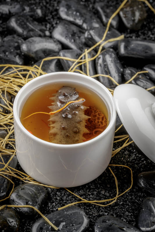 羊肚菌炖辽参图片