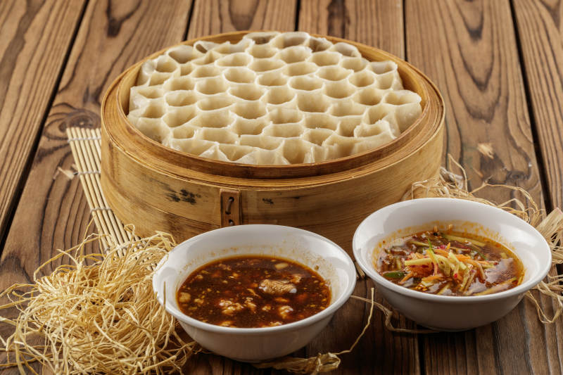 美味健康的莜面窝窝图片