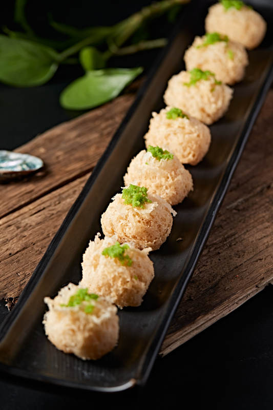 美味香炸面酥蜂窝大虾球图片