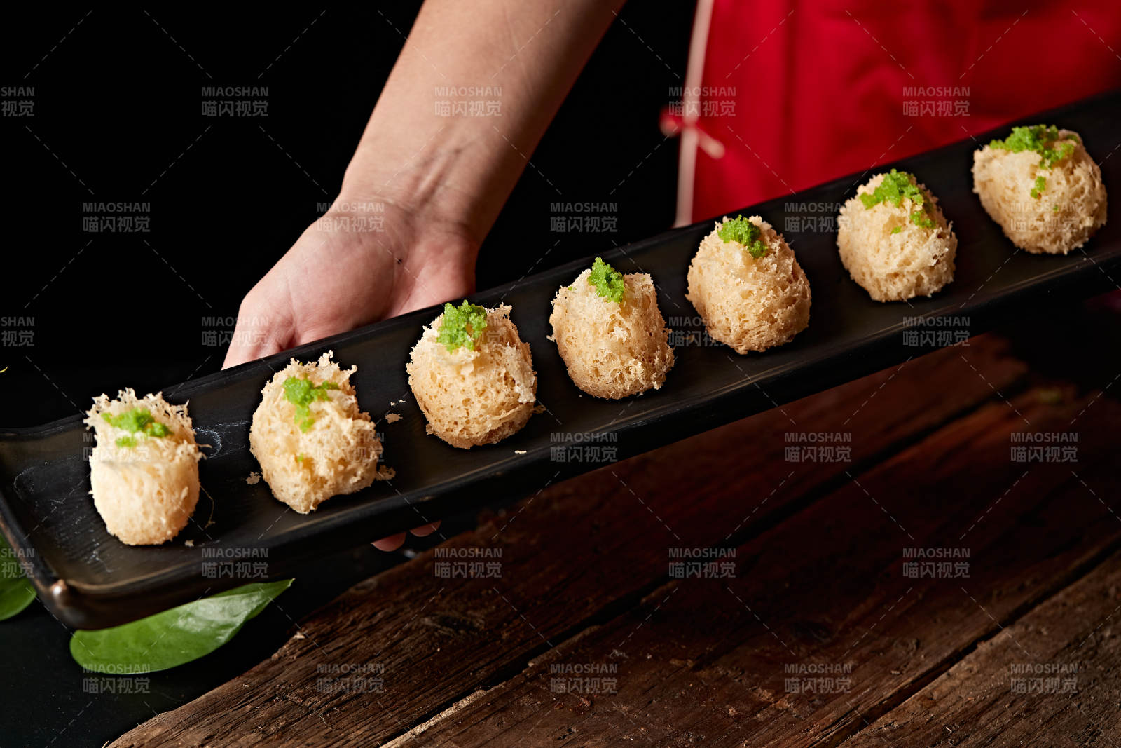 美味香炸面酥蜂窝大虾球图片