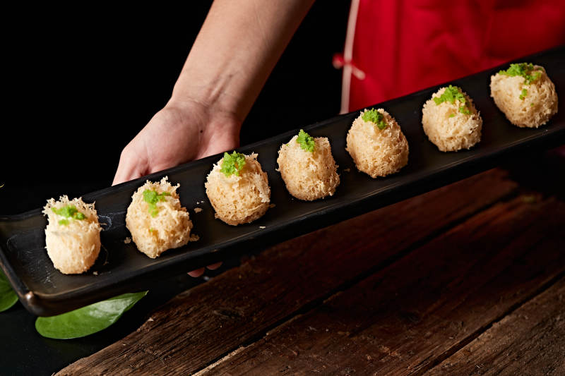 美味香炸面酥蜂窝大虾球图片