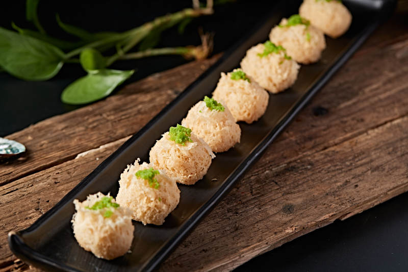 美味香炸面酥蜂窝大虾球图片