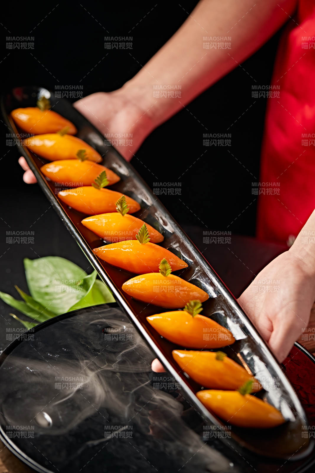 芒果造型浇汁蜂蜜醸红薯图片