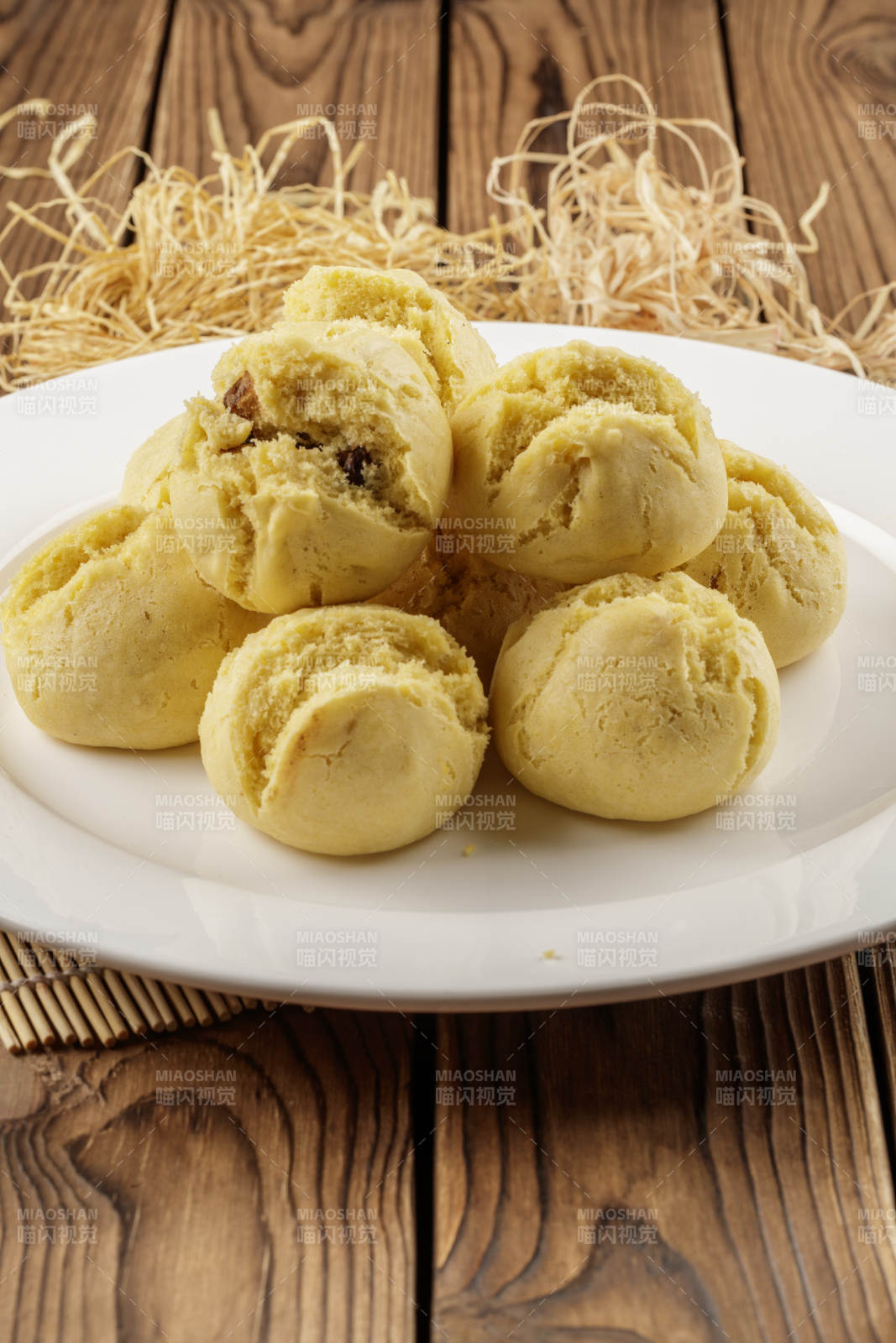 花豆馅黄馍馍图片