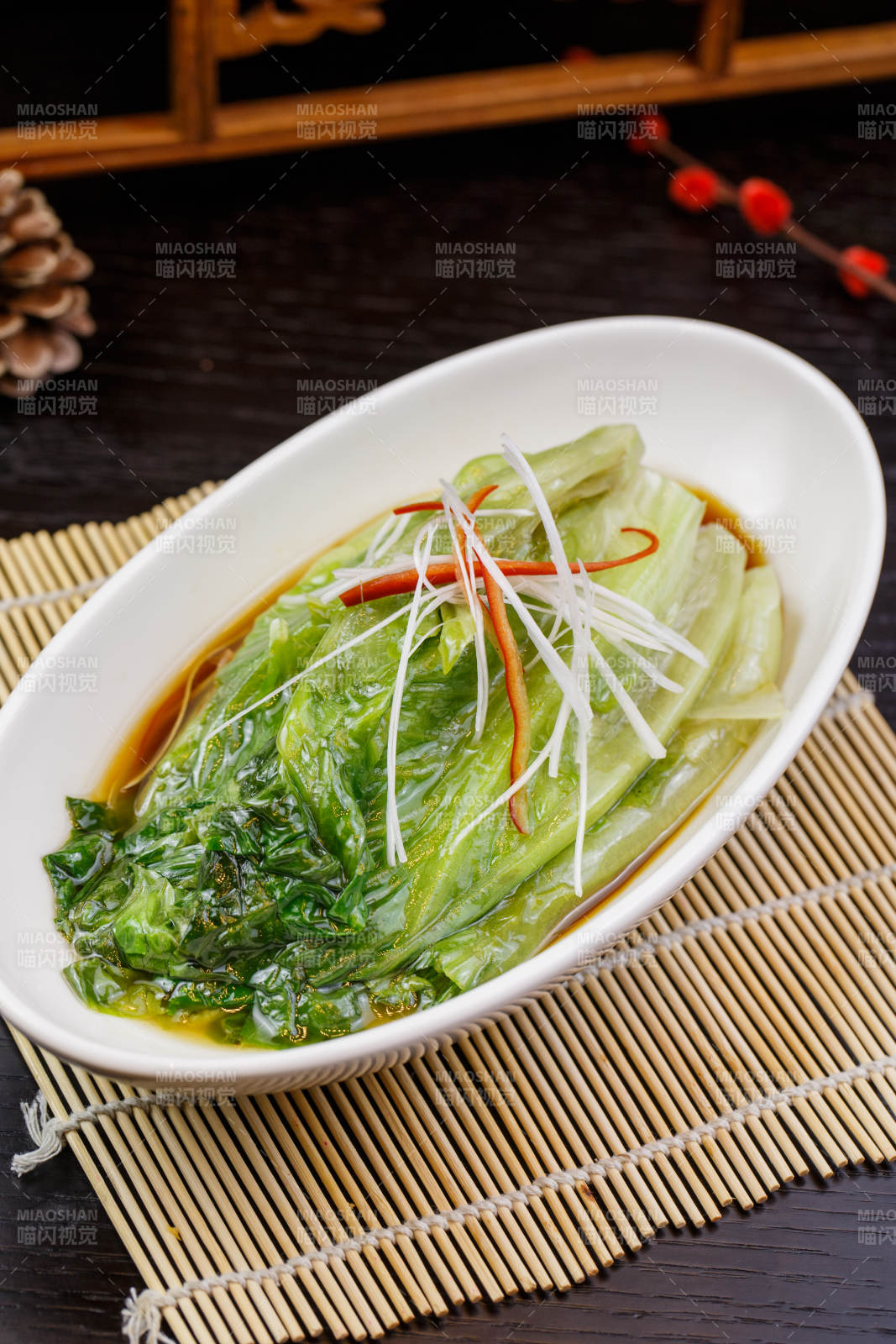 蚝油炒生菜图片