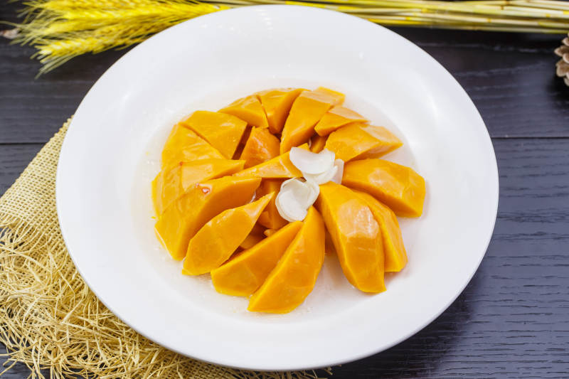 蜂蜜浇汁百合小南瓜图片