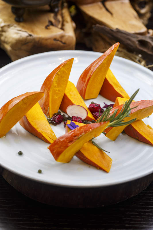 蜜汁广式焗金瓜图片