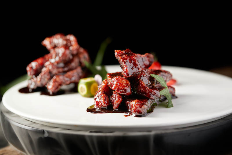 酱汁飘香酥脆脱骨带鱼图片