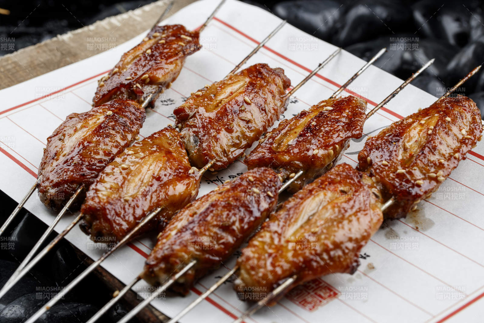 锦州烧烤蜜汁烤鸡翅图片