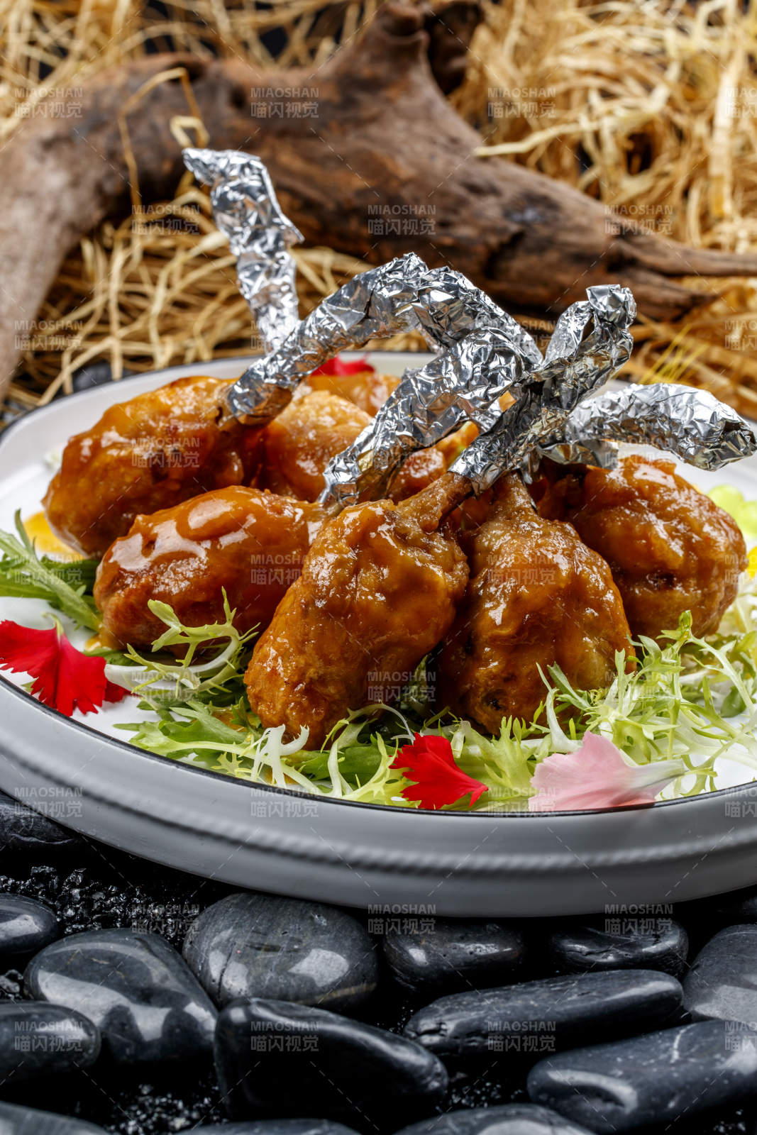 分子菜翅根炸什锦图片