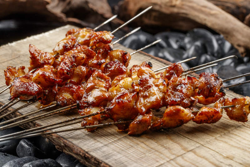 锦州烧烤传统烤鸡脆骨掌中宝图片