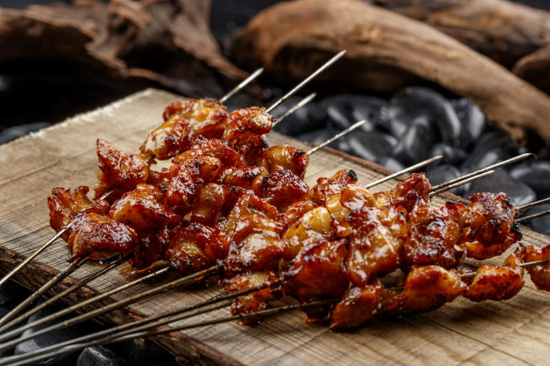 锦州烧烤传统烤鸡脆骨掌中宝图片