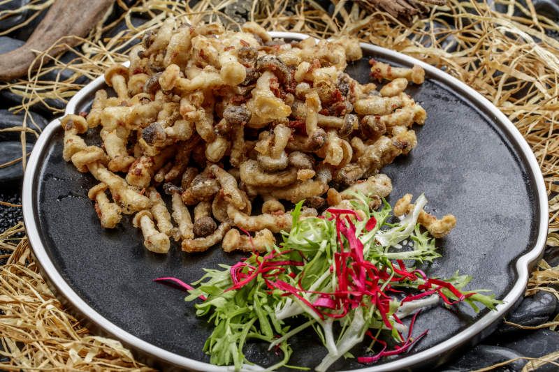 香酥油炸海鲜磨图片