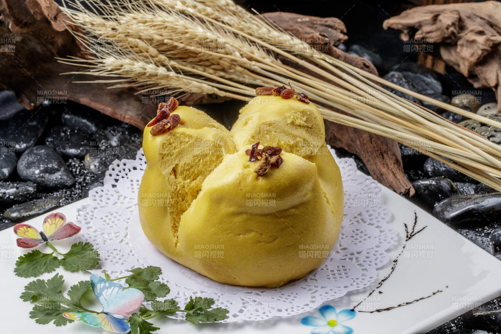 开花黄馍馍图片