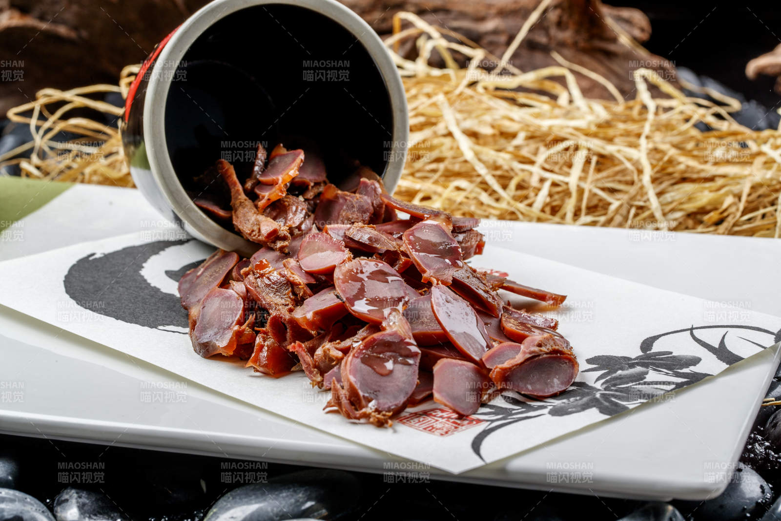 卤味鸡胗片图片