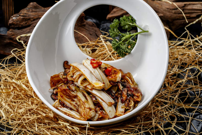 懒汉白菜酱爆白菜图片