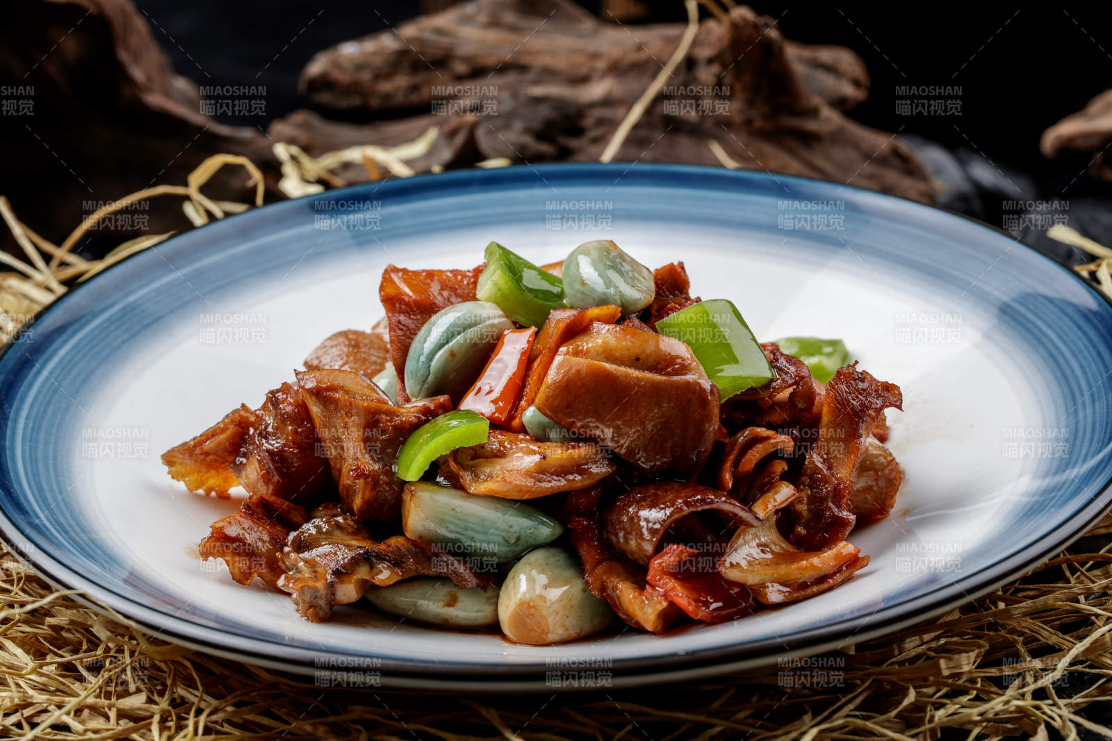 腊八蒜烧猪肚图片