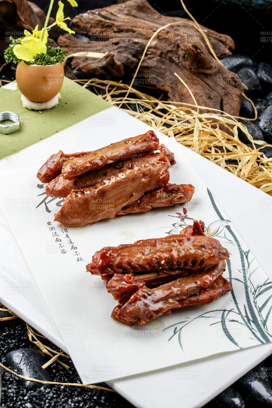 美味凉菜秘制卤鸡翅图片