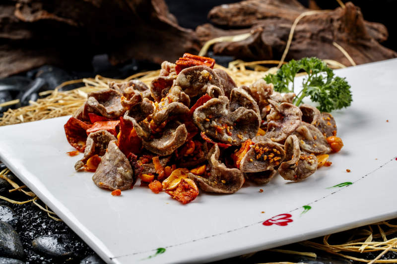 香辣果仁酥炸小腰图片