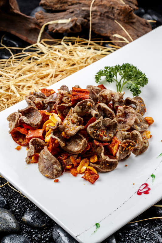 香辣果仁酥炸小腰图片