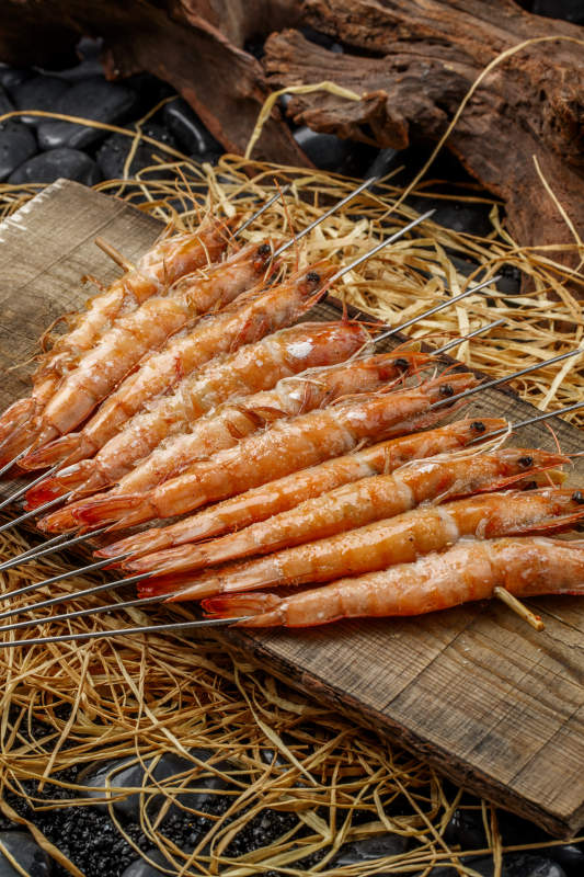 锦州烧烤串烤大明虾图片