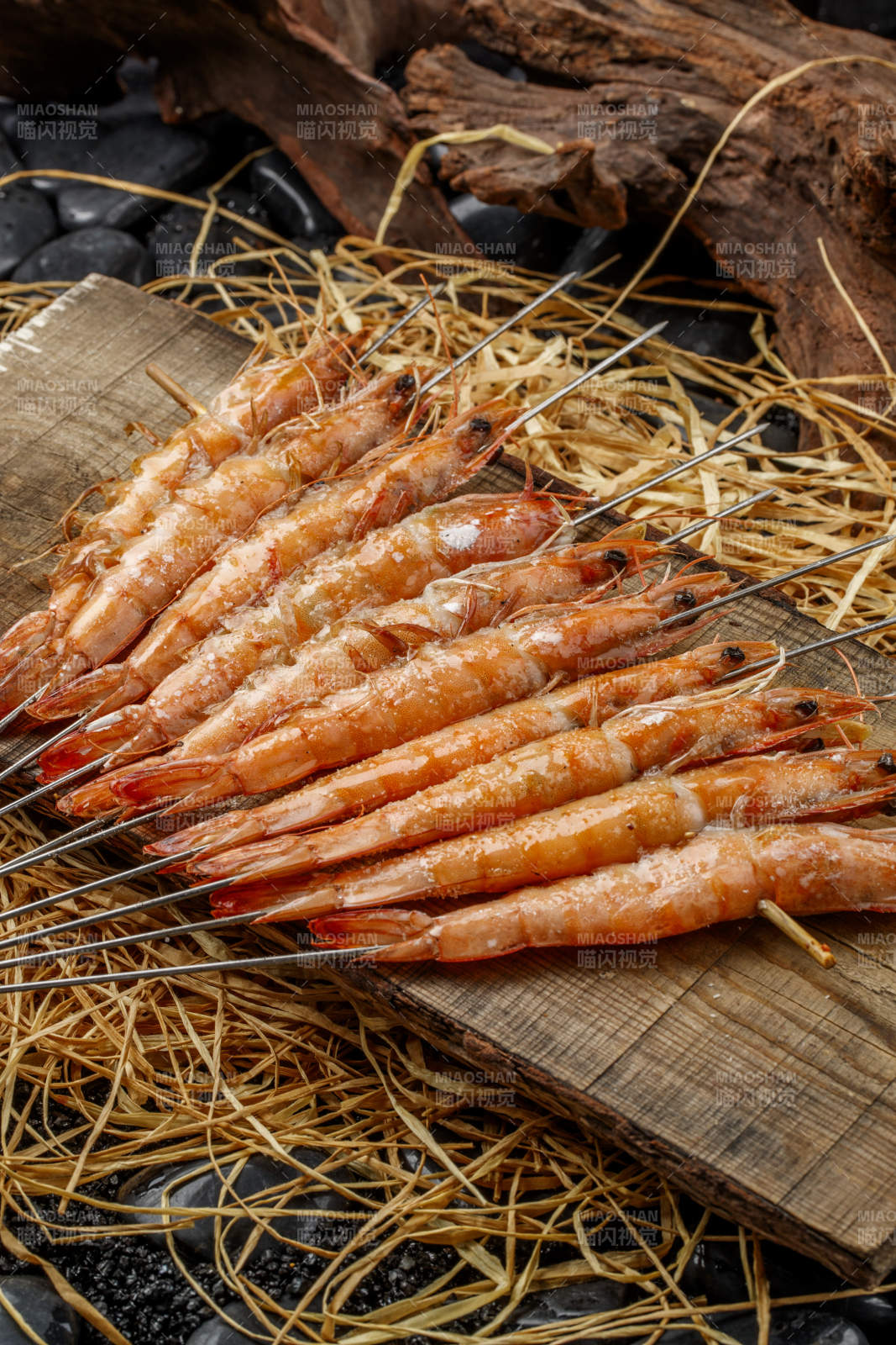 锦州烧烤串烤大明虾图片