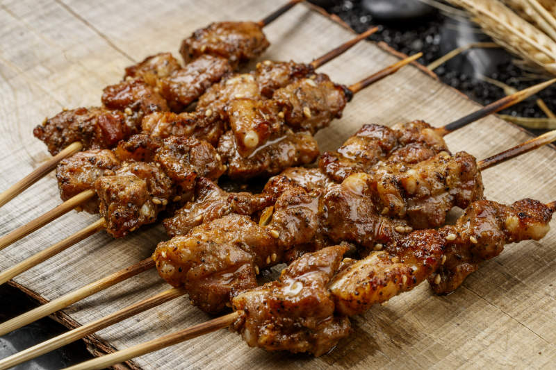 锦州烧烤炭烤羊肉筋图片