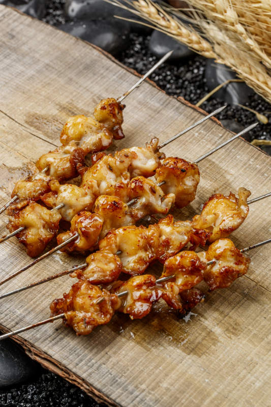 锦州烧烤炭烤鸡脆骨图片