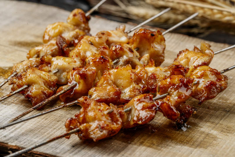 锦州烧烤炭烤鸡脆骨图片