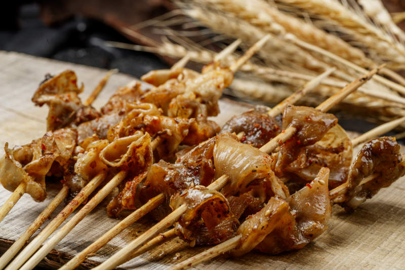 锦州烧烤炭烤月牙骨羊脆骨图片