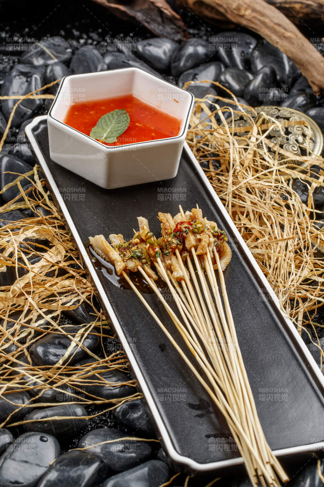 重庆麻辣串毛肚小串图片