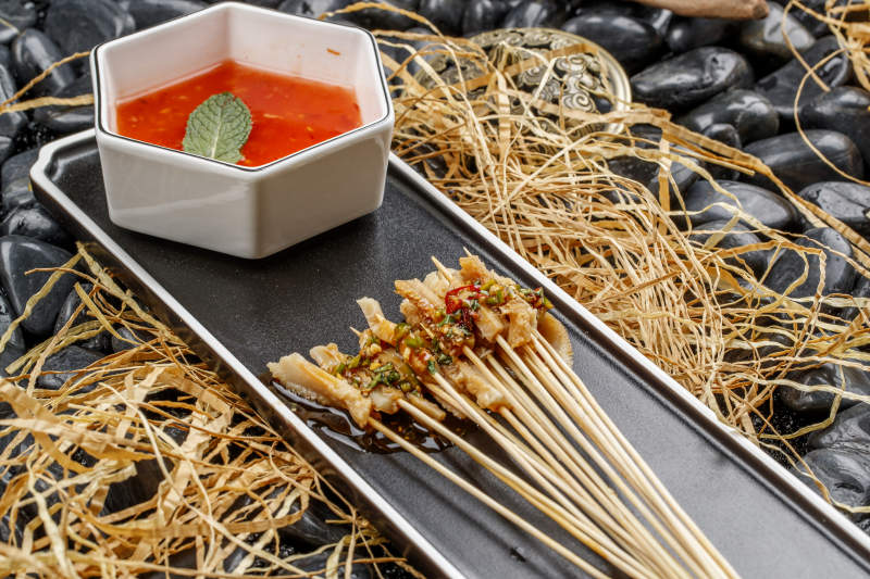 重庆麻辣串毛肚小串图片