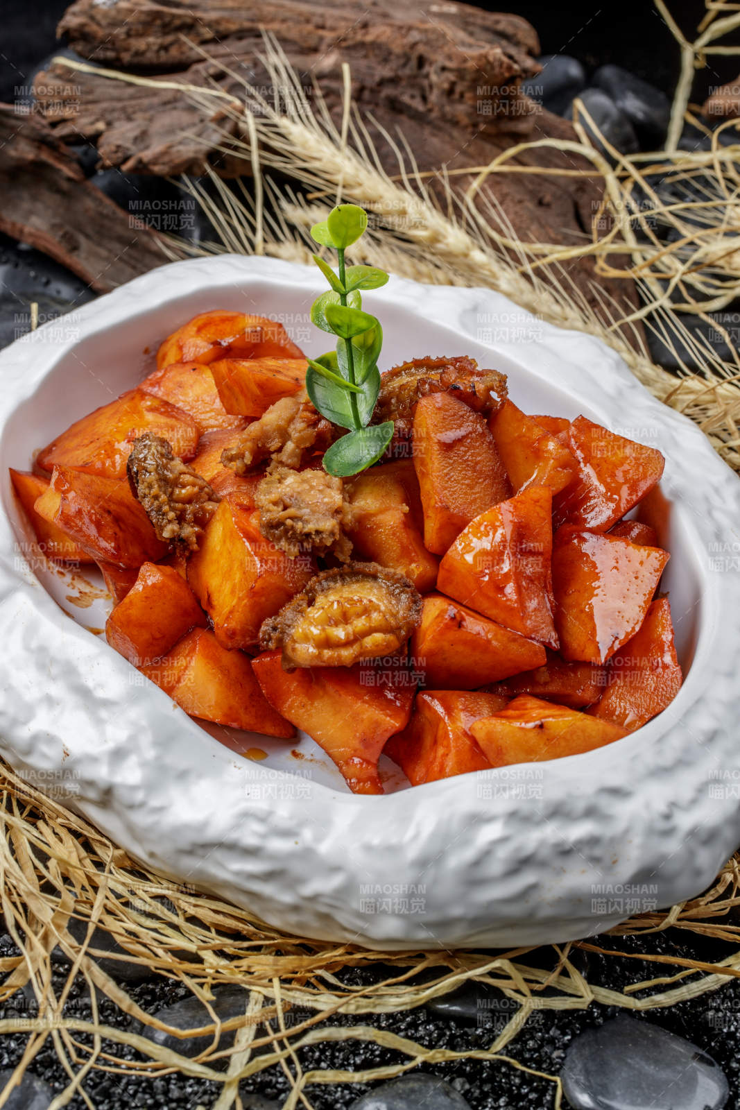 土豆块烧鲍鱼图片