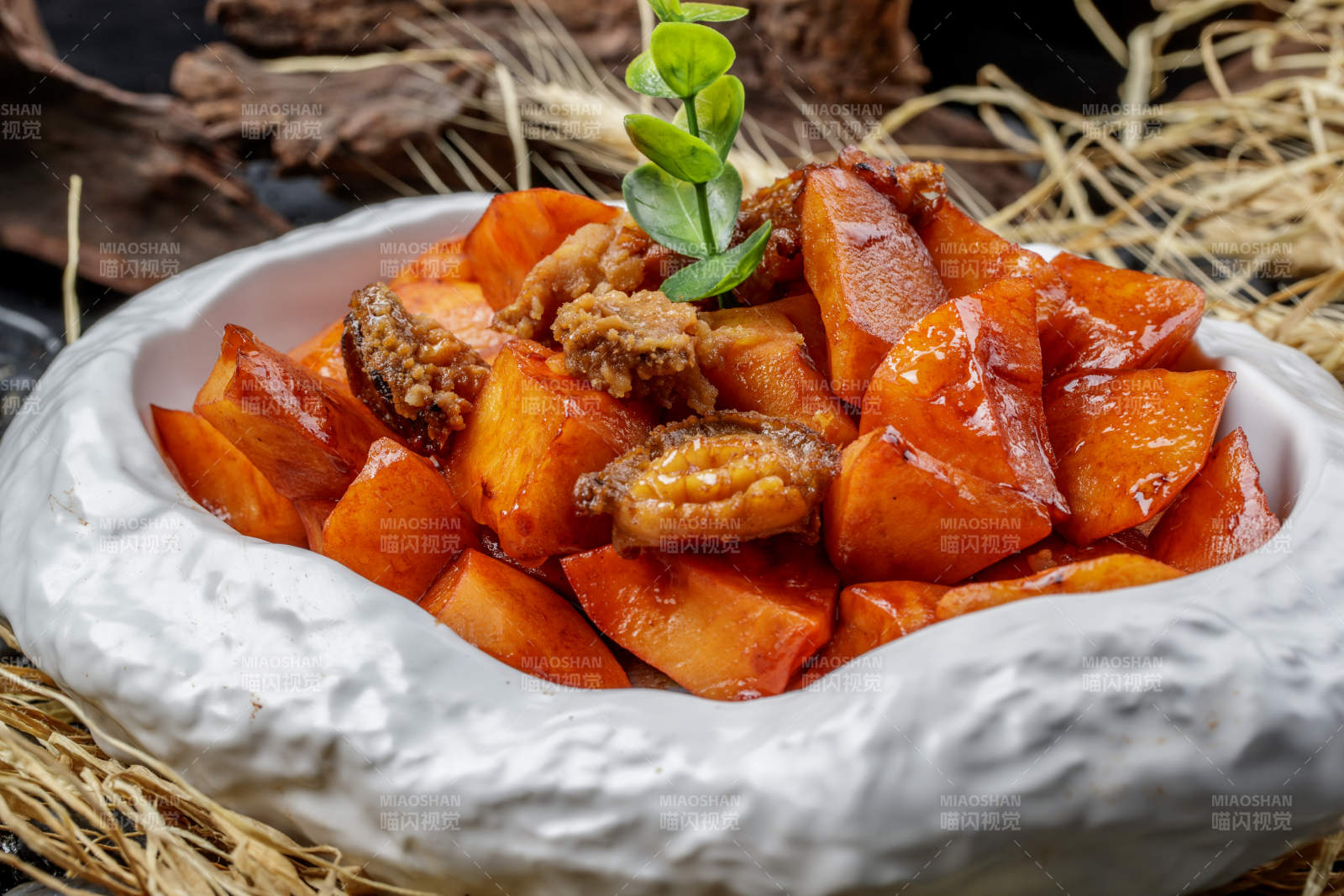 土豆块烧鲍鱼图片