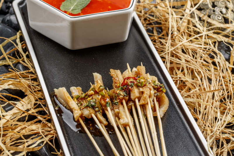 重庆麻辣串毛肚小串图片