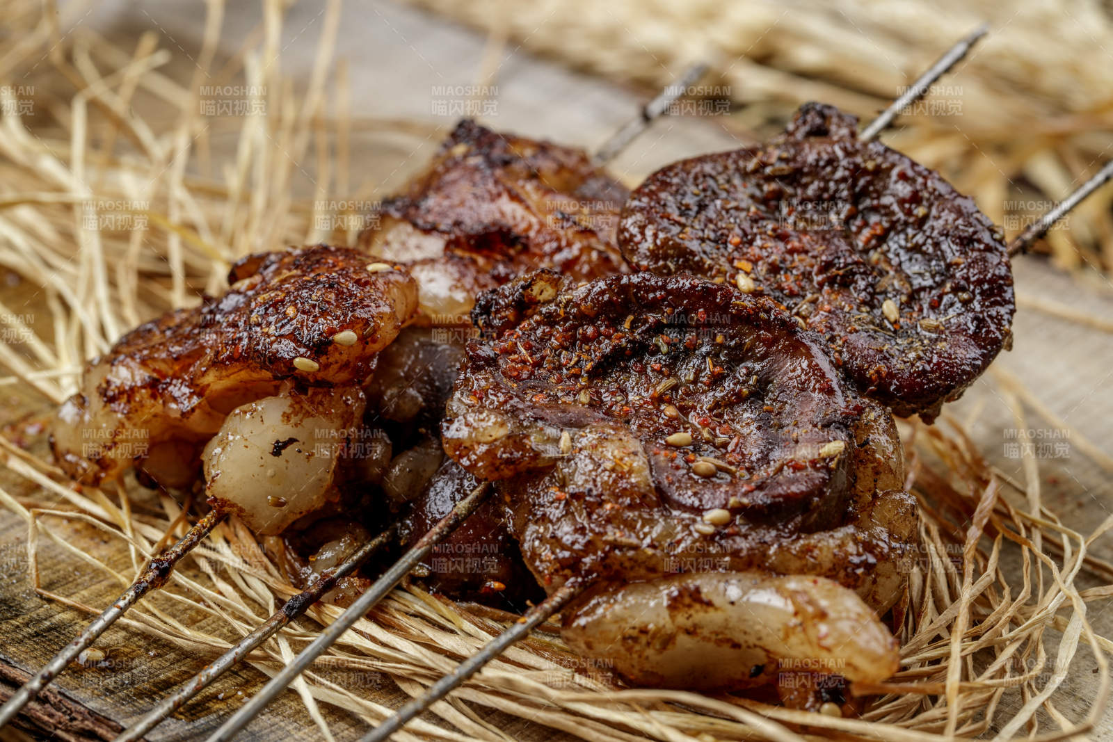 锦州烧烤炭烤羊腰子图片
